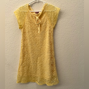 Aviva yellow lace dress‎
